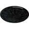 Ekena Millwork Artis Ceiling Medallion, Hand-Painted Black Pearl, 27 1/8"OD x 2 5/8"P CM27ARBPS - alternate 2